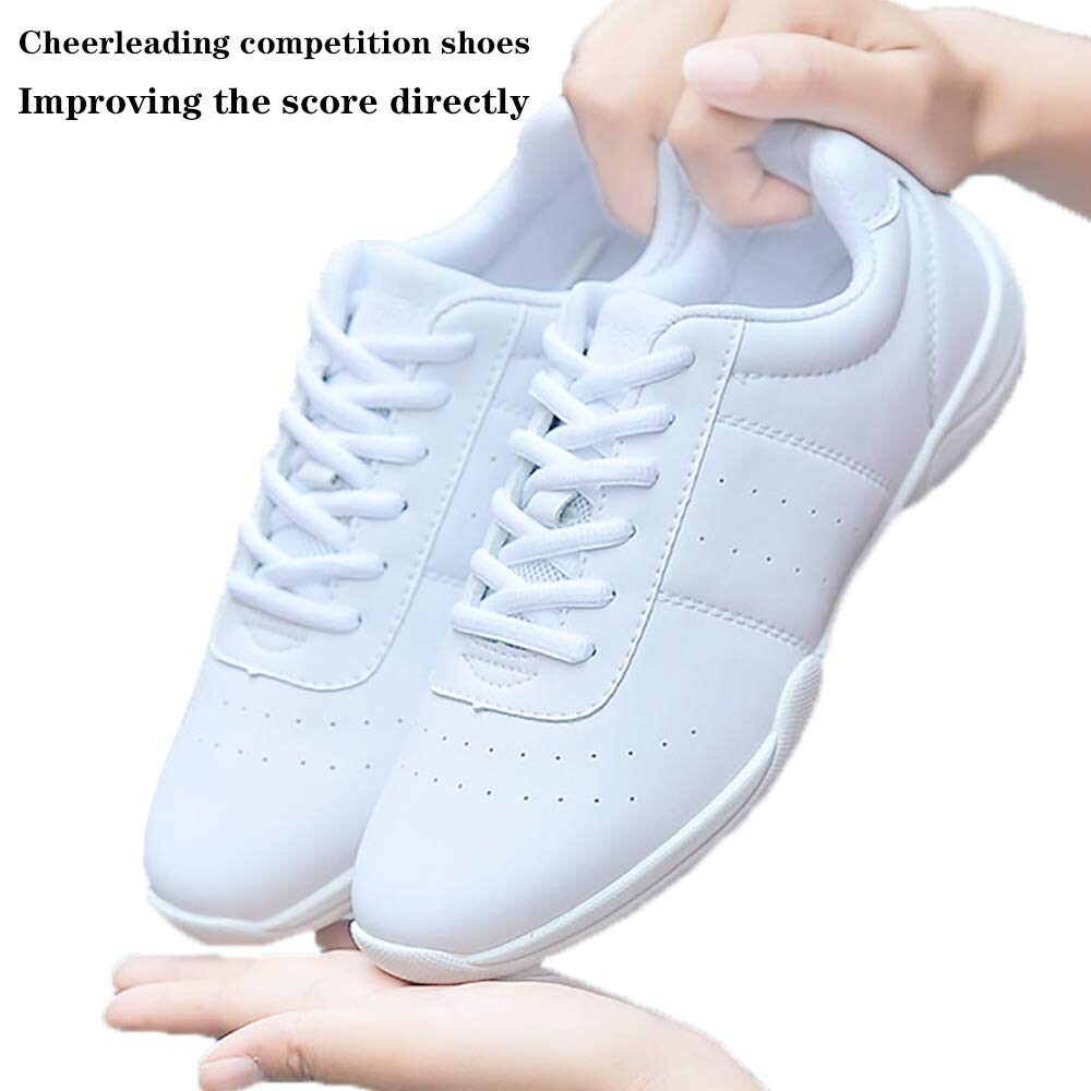 NEW Yingrui Cheerleader Shoes White Lace Up Sneaker Women's NEW Yingrui Cheerleader Shoes White Lace Up Sneaker Women's