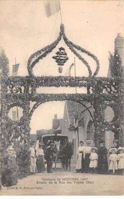 89 - Sergines - SAN22333 - Competition 1907 - Arcade de la Rue des Treilles (Lower)