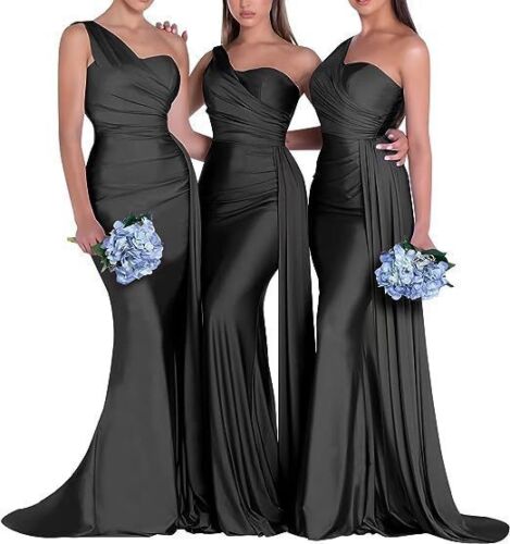 Largo Noche Boda Fiesta Baile Vestido Formal Dama de honor Baile de graduación Vestidos Sirena Vestido - Imagen 33 de 43