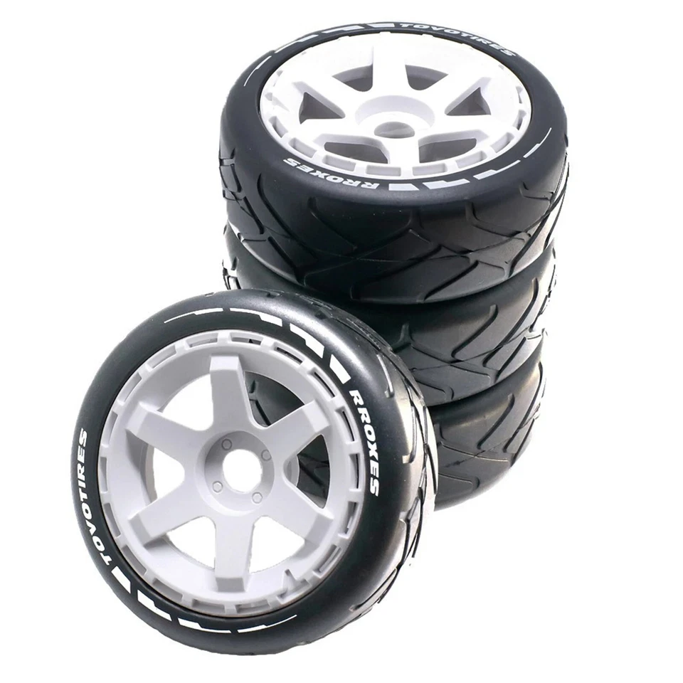 103 мм 1/8 1/10 шины для грузовиков коротких дистанций с шестигранными колесами 17 мм для модели плоские - Изображение 3 из 4