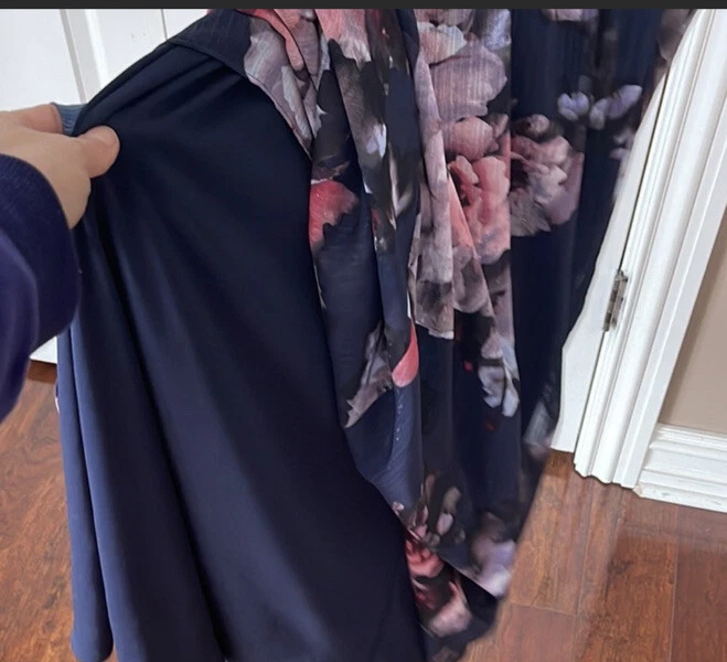 S.L. Maxi vestido para mujer Fashions con cuentas cintura sin mangas talla 10 Foto 4 de 4