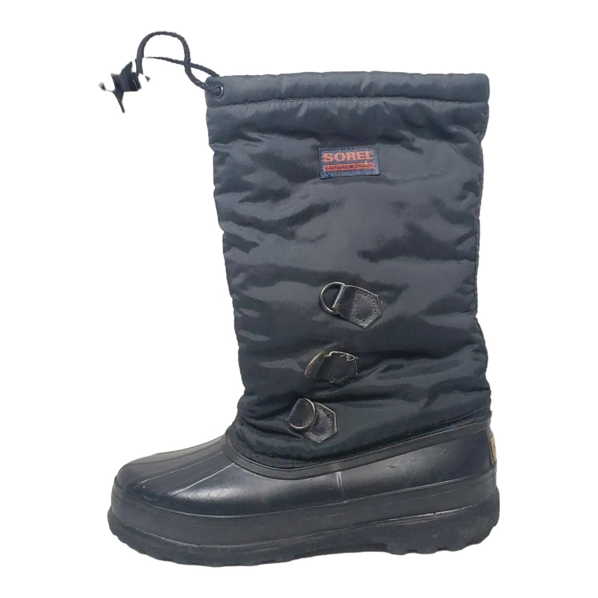 Sorel Snowlion Womans Waterproof Felt Lined Black Tall Snow  display picture 1