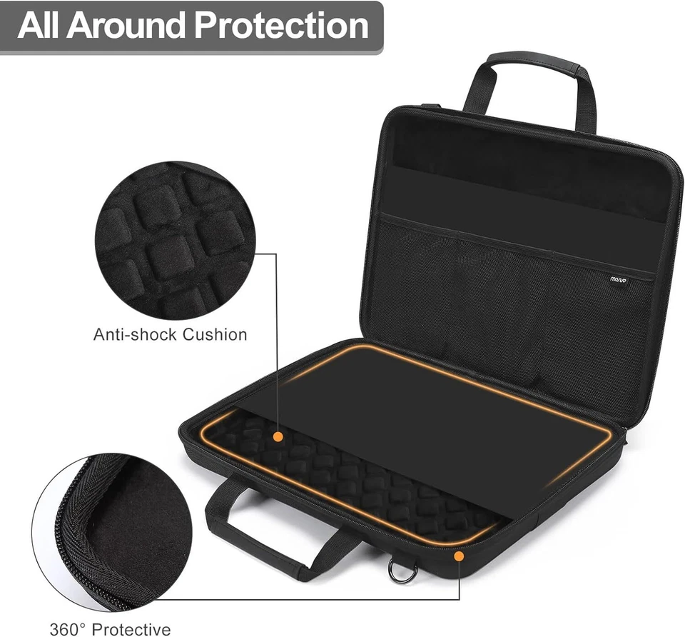 Laptop Bag for MacBook Air  Pro HP Dell Lenovo 13.3 14 15.6 16 17 inch Notebook - Image 3 of 4
