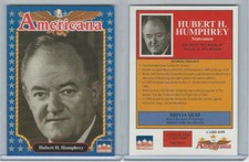 1992 Starline, Americana, #199 Hubert H. Humphrey