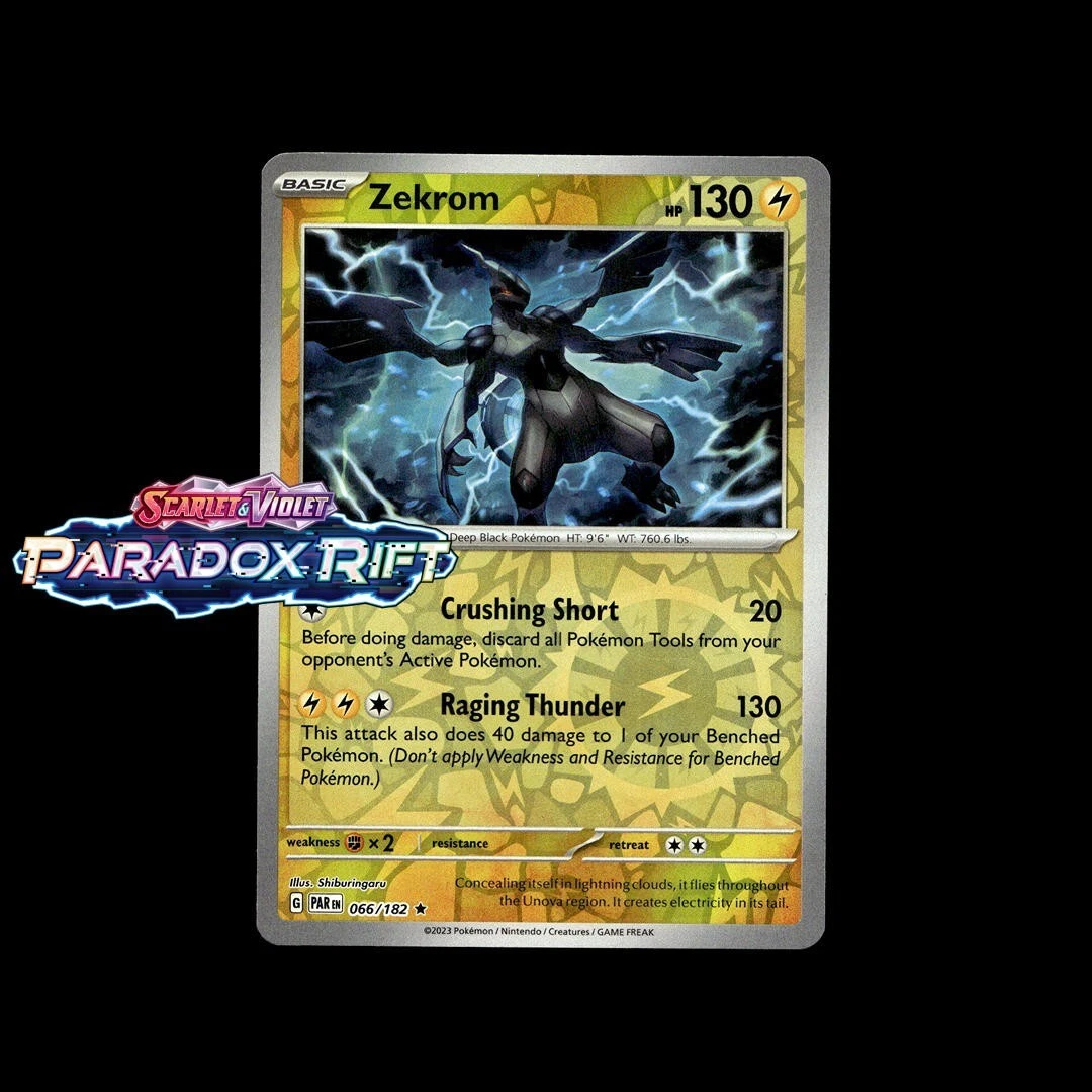 Zekrom 066/182 SV04: Paradox Rift for sale | eBay