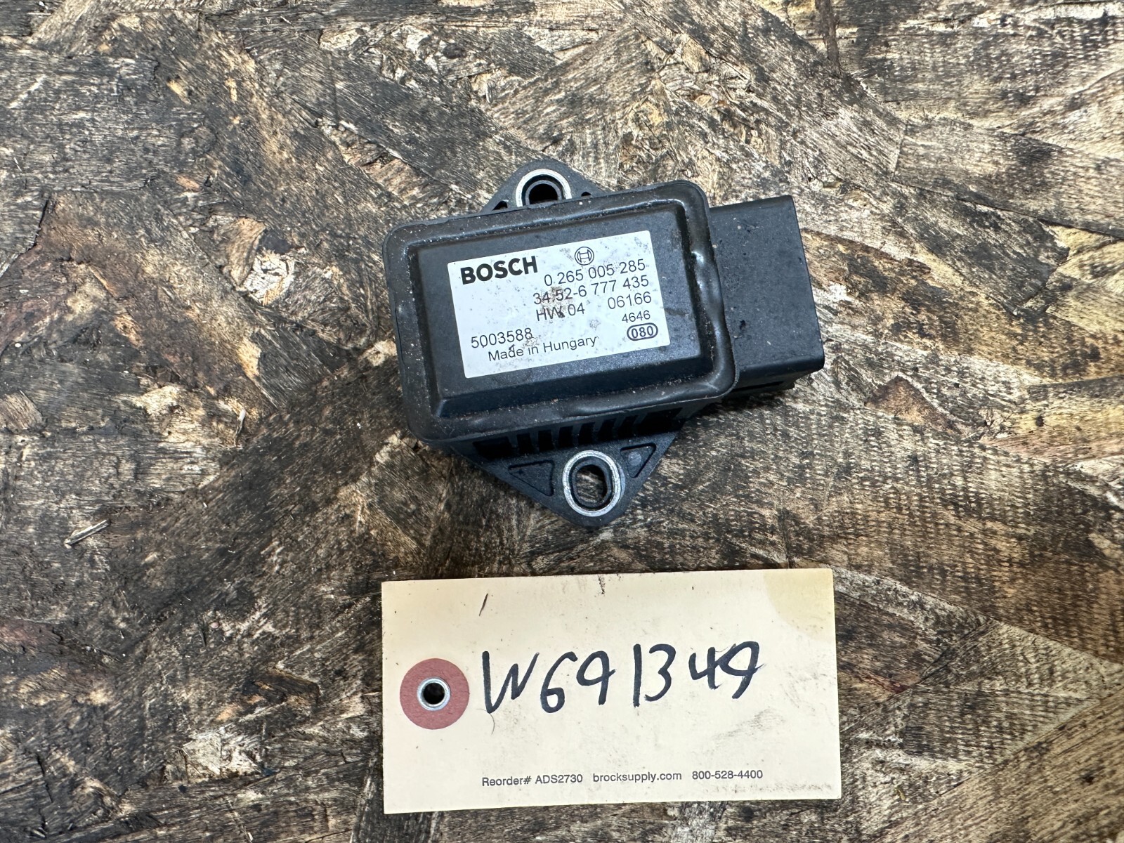 BMW/ROLLS ROYCE 99-16 PHANTOM 5 6 7 SERIES X3 X5 YAW RATE SPEED SENSOR 6777435
