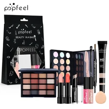 Makeup Sets Kit Gifts For Women Eye Shadow Brow Lipstick Bronzer Brush Cosmetics