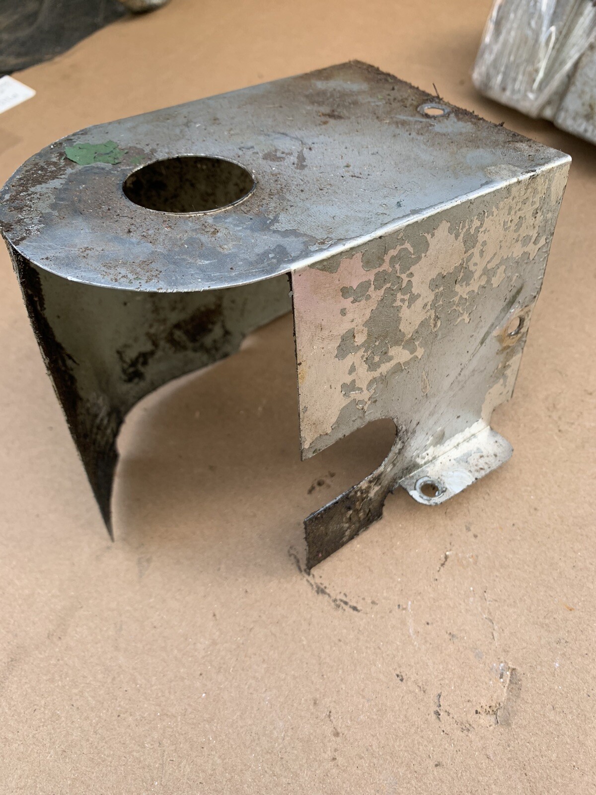 Vintage Disston Chainsaw Tin Shroud For Cylinder  Kiekhaefer Model 100