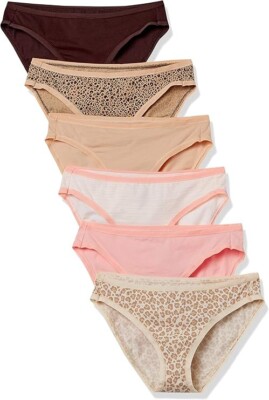 AMAZON ESSENTIALS Bikini-Slips Leopard 5er Gr.M, Neu - UVP 17,90 