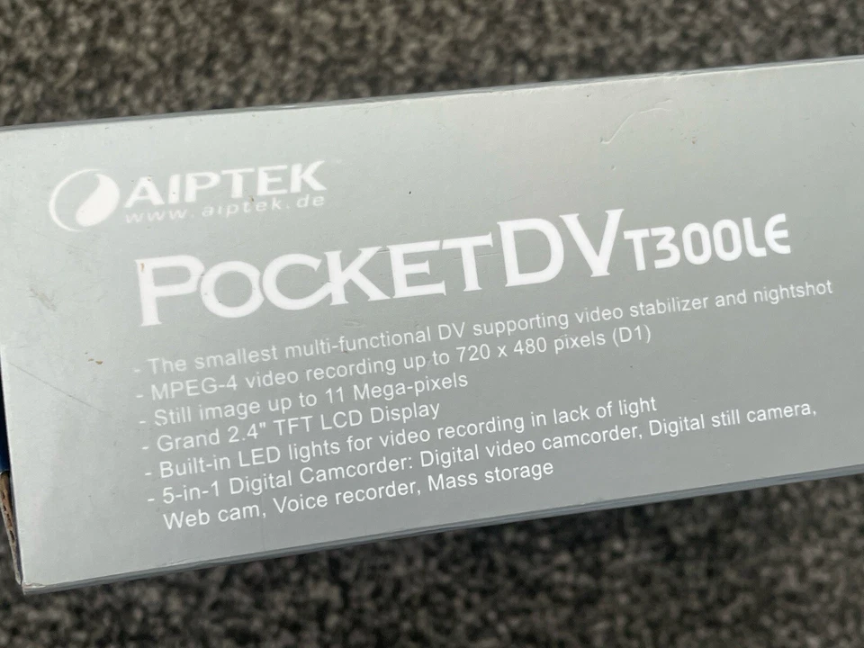 Aiptek Pocket DV T300LE Mini Digital Camera Camcorder AA Battery Type Easy Use - Image 3 of 4