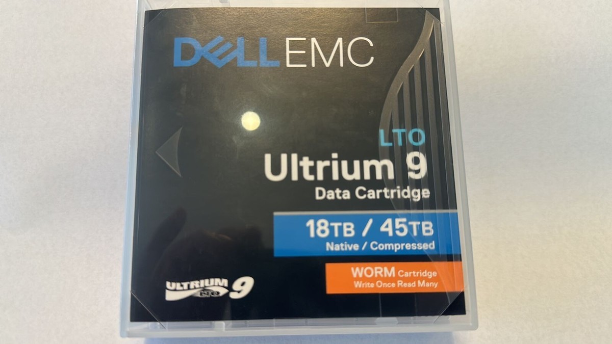 Dell/EMC 0J4RGP LTO 9 Ultrium 9 data cartridge 18TB/45TB WORM