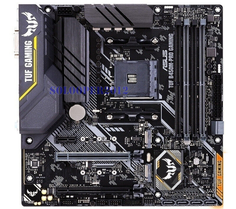 Asus TUF B450M-PRO GAMING AM4 DDR4 USB3.1 B450 Micro-ATX Motherboard