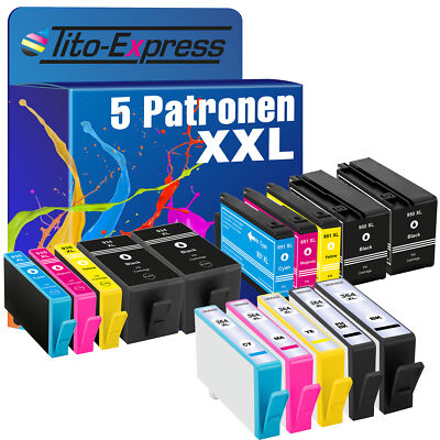 Drucker Patrone 5er Set für HP 364XL 932/933XL 934/935XL 950/951XL