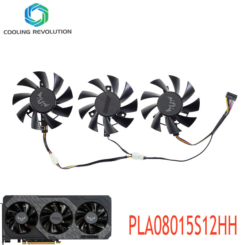 75MM Graphics Fan For ASUS TUF Gaming X3 RX5700 RX5700XT GTX1660  