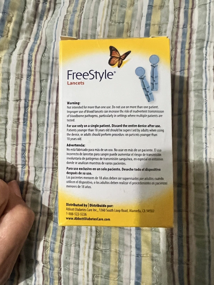 100 СТЕРИЛЬНЫХ ЛАНЦЕТОВ КАЛИБРА 28 В БЕСПЛАТНОМ СТИЛЕ ОТ ABBOTT ДЛЯ ЛЕЧЕНИЯ ДИАБЕТА 06 2026. - Изображение 2 из 4