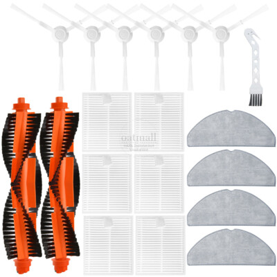 Lot De 4 Serpillières De Rechange Pour Robot Aspirateur Xiaomi S20, 3C, Mijia – Microfibre