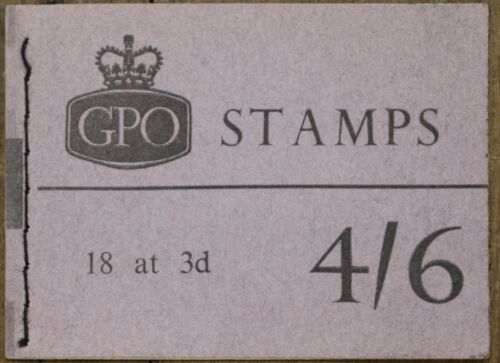 GB QEII  4/6d Crowns watermark booklet Mar 1965 (L57) complete Cat £35 - 第 1/2 張圖片