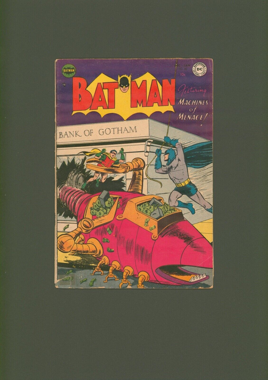 BATMAN #80 "1954" This issue has 3 BATMAN Stories. The 1st features.. The JOKER!