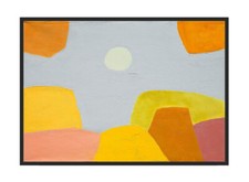 Etel Adnan - California, Giclee Print, Minimalist Abstract Art Landscape Poster