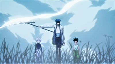 Anime hunter x kite killua zoldyck gon freecss smoke Playmat