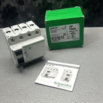SCHNEIDER ELECTRIC M9R84491  4 POLE 100 AMP GROUND FAULT PROTECTOR