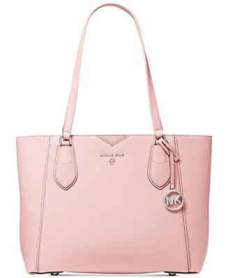 Michael Kors Mae Medium Pebble Leather Shoulder Bag/Tote Bag