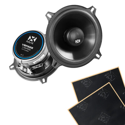 NVX VSP525 160W RMS 5.25'' V-Series 2-Way Coaxial Speakers with Sound Damping