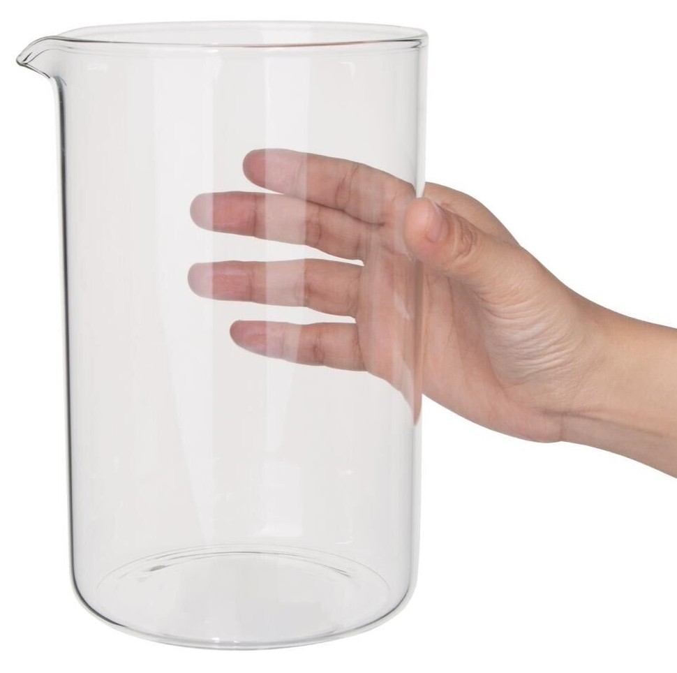 Cafetiere Replacement Glass Beaker Pyrex Spare Coffee Jug Maker 6 8 12