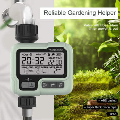 HCT-322 Automatischer Wassertimer Garten Digital Bewässerungsmaschine Intelligent Spri