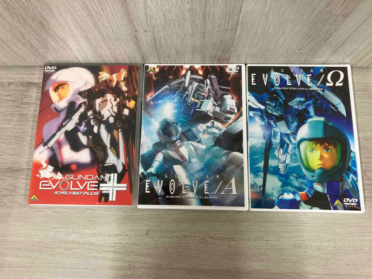 Gundam Evolve Complete DVD Set Vol.1-3 Mecha Anime Short Gundam Evolve Complete DVD Set Vol.1-3 Mecha Anime Short