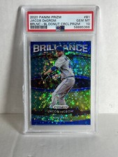2020 Panini Prizm BLUE DONUT /199 PSA 10 JACOB DEGROM BRILLIANCE POP 2