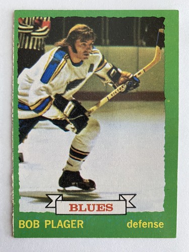 Bob Plager #134 1973 Topps card