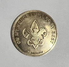 BSA Be Prepared Boy Scouts Good Turn Token Coin Medal