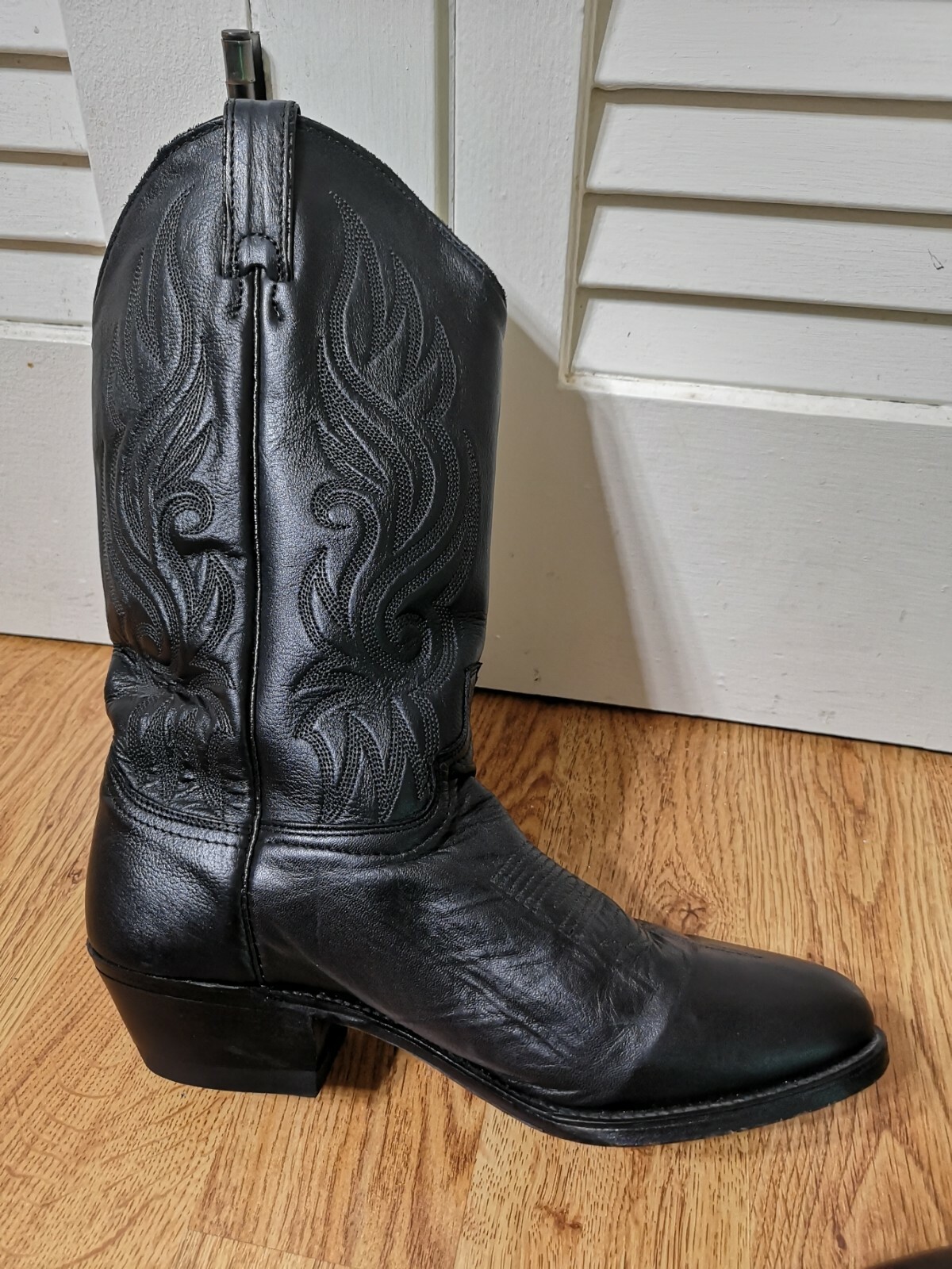 Vintage Tony Lama Black Label El Paso Texas Patent Le… Gem