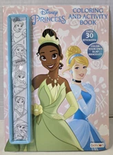 NEW Disney Princess Bendon Coloring & Activity Book w/ SLAP BRACELET  +Stickers