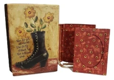 Lang Picture Frame in a Box--Large Trinket Box w/ 2 Photo Frames-She