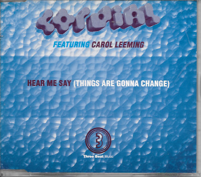 CORDIAL - Hear Me Say (Things Are Gonna Change) CDM 4TR Euro House 1993 UK 
