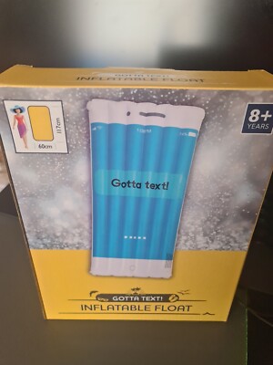 Love Island Style Gotta Text! Sommer Neuheit Pool Schwimmen aufblasbarer Schwimmer