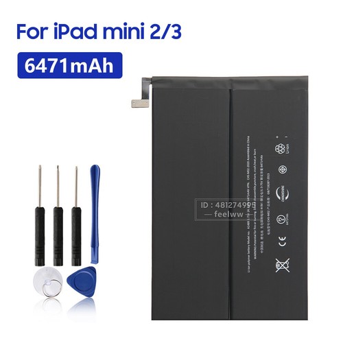 Batteria originale per iPad mini 1 iPad mini 2 iPad mini 3 iPad mini 4 iPad mini 5 - Foto 12 di 14