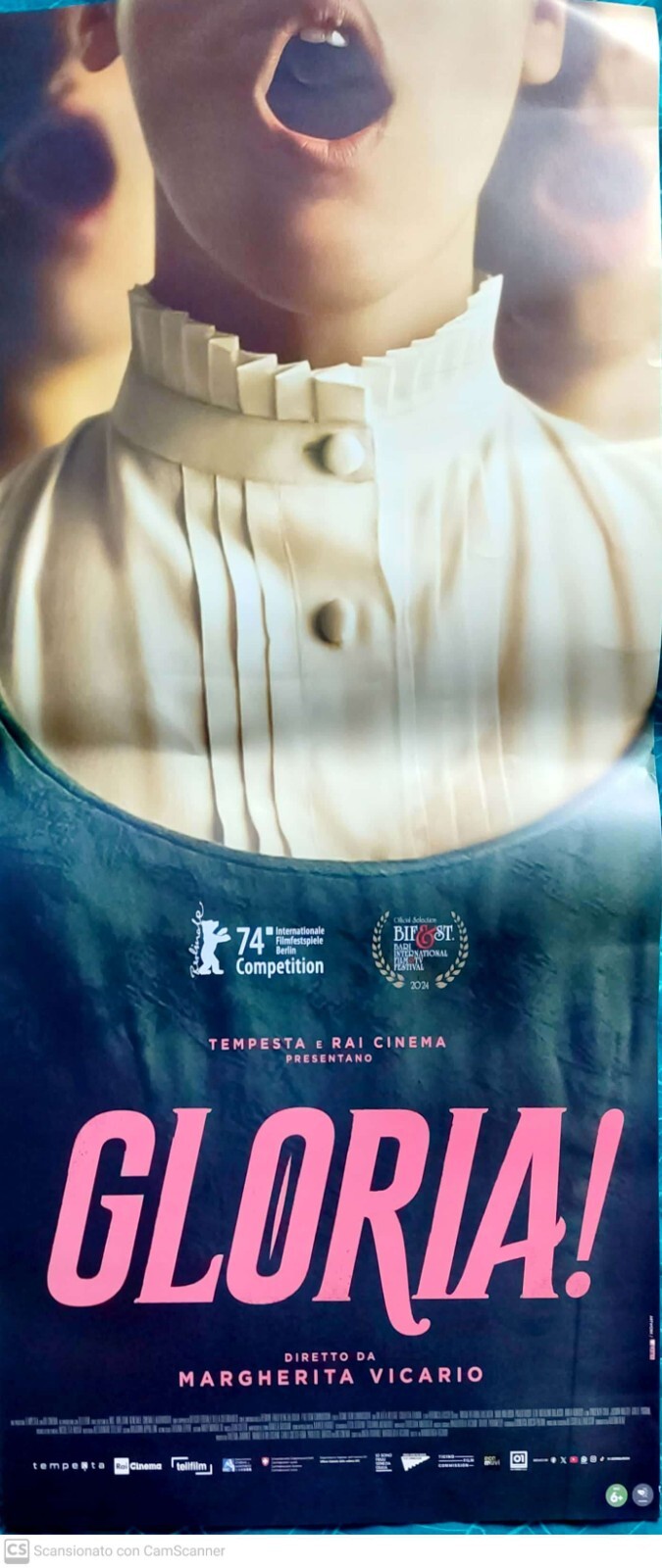 Locandina originale film Gloria! (2024) - Regia di Margherita Vicario