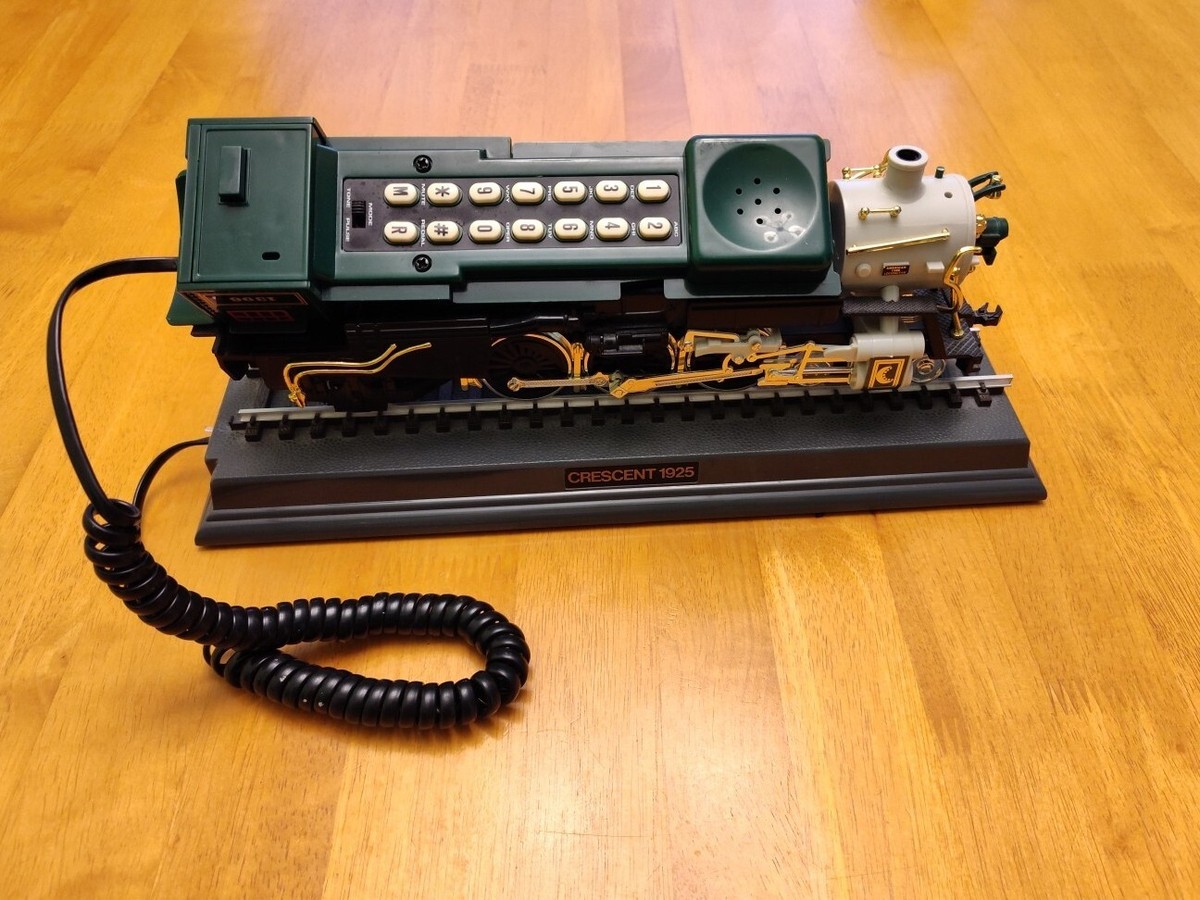 Crescent Train 1925 電話機 Vintage Collectible Crescent 1925 Train Telephone Novelty