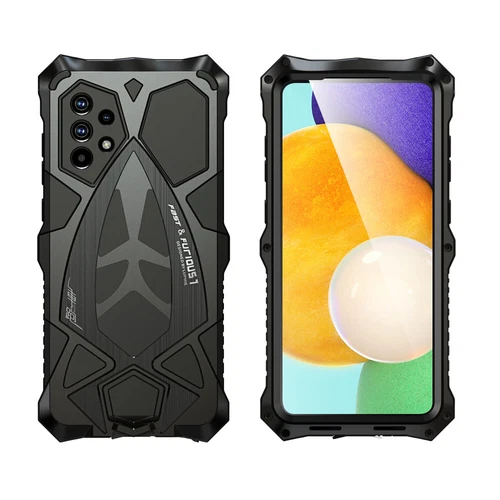 Custodia Armor per Samsung S25 Ultra Metal Bumper Resistente Full Body - Foto 18 di 28