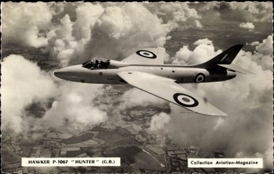 Ak Hawker P-1067 Hunter, Britisches Militärflugzeug, RAF - 4570230