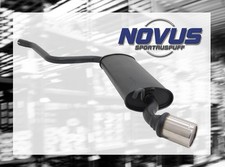 NOVUS Sportauspuff Gruppe N ESD 1x 76 mm für Fiat SEICENTO Typ 187
