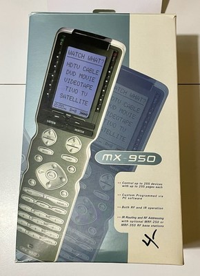 URC Complete Control MX-950 Aurora IR/RF Universal Remote Bundle - TESTED / CIB