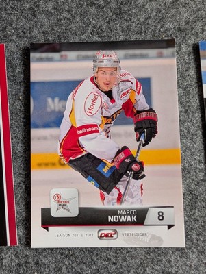 Marco Nowak DEG Metro Stars DEL 2011/12 No. 040 Playercard Berlin
