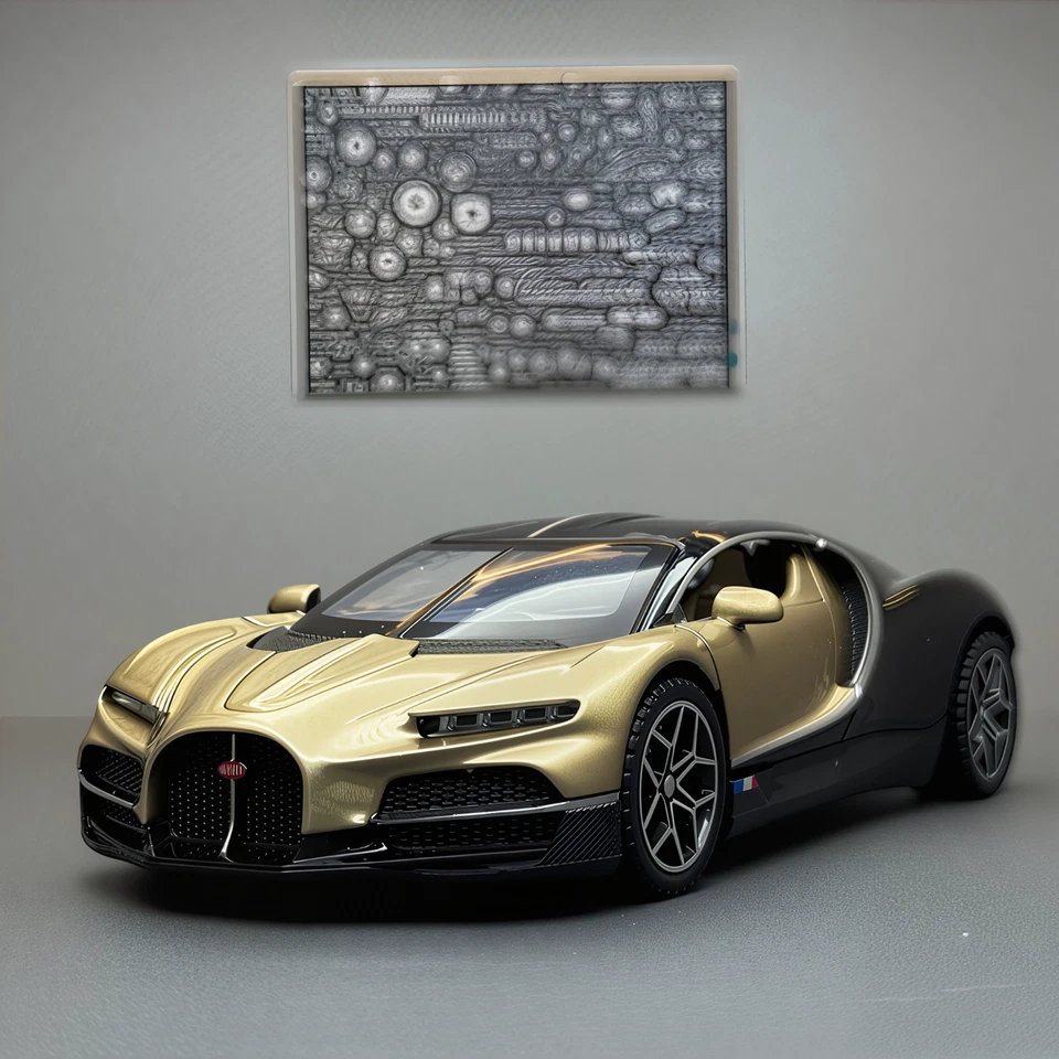 1:32 Bugatti Tourbillon Diecast Model Car Alloy Toy - Sound, Light, & Doors Open - Image 2 of 4