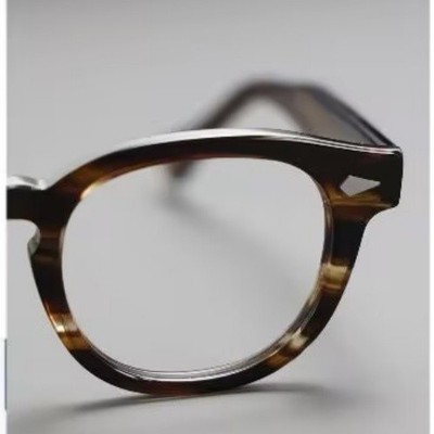 Johnny Depp Eyeglass Frames Retro Women Men Full Rim Acetate Glasses 46 24-145mm
