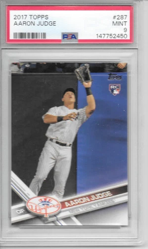2017 Topps Aaron Judge RC #287 PSA 9 Mint Rookie New York Yankees