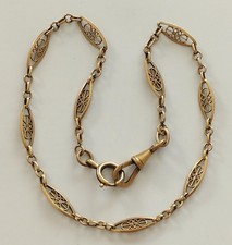 mamma stella antica catena di orologi maglie filigrana metallo rame